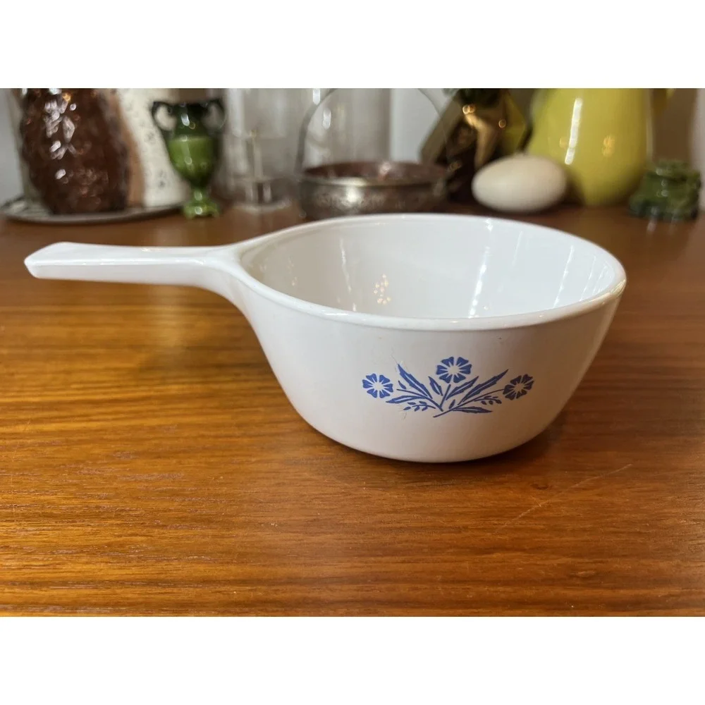 Vintage Corning Ware Blue Cornflower 1 Pint Sauce Pan P-81-B No Lid